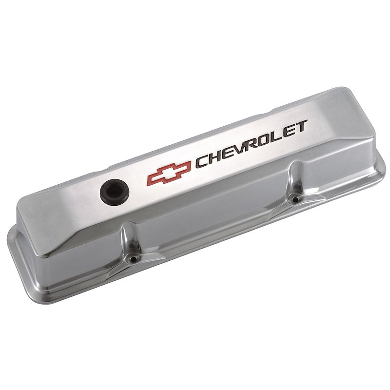 Proform Parts 141 - 108 Chevrolet Valve Covers (Polished Aluminum) - 704 Auto Parts