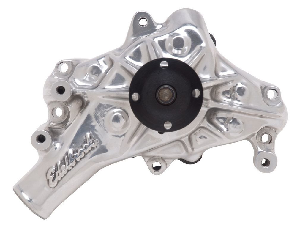 SBC Water Pump - Long Polished - 704 Auto Parts