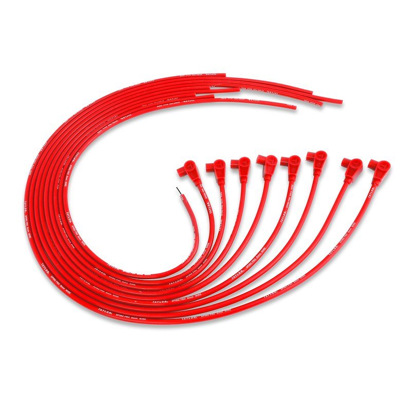 Taylor Cable 73251 Spark Plug Wire Set (Red) - 704 Auto Parts