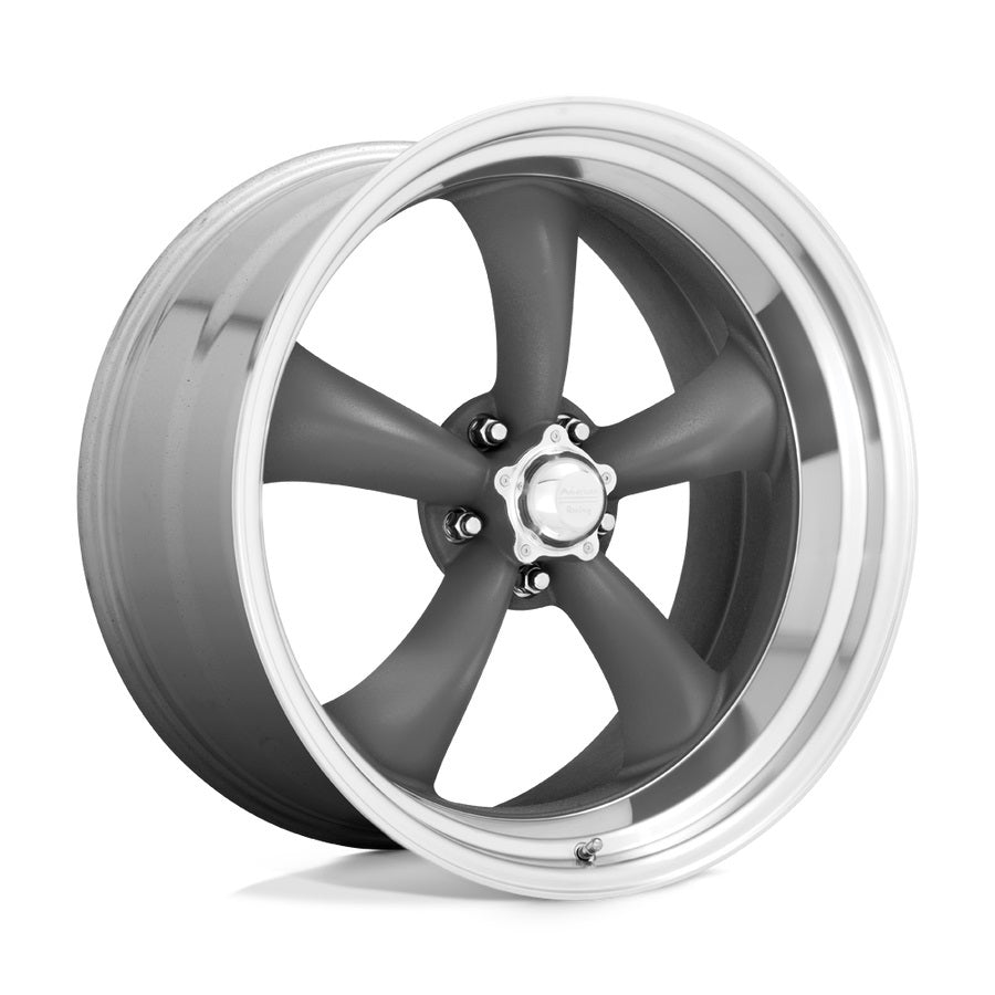 Torq Thrust II 20X8 5X5 Gray w/Machin Lip Wheel - 704 Auto Parts