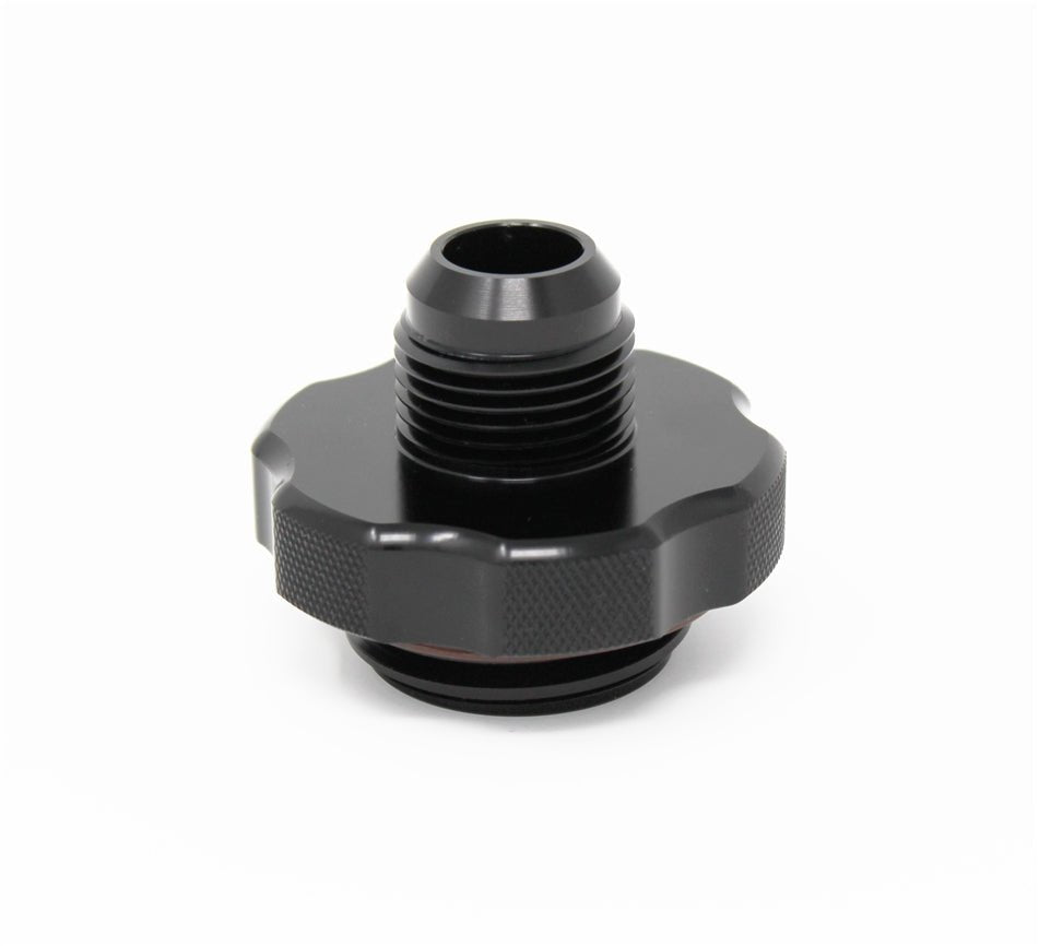 Torque Solution - 12an Breather Oil Cap (Black): Subaru Engines - 704 Auto Parts