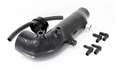 Torque Solution 2.4" Turbo Inlet Hose (Black): Subaru WRX 02 - 07, STI 04 - 18, LGT 05 - 2009, FXT 04 - 13 - 704 Auto Parts