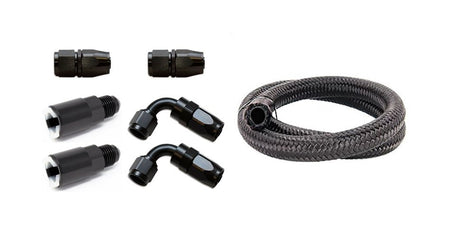 Torque Solution 6an Flex Fuel Add - On Kit: Subaru WRX 02 - 14, STI 07 - 21, LGT 07 - 12, FXT 06 - 13 - 704 Auto Parts