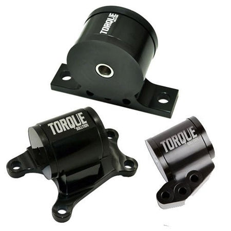 Torque Solution Billet aluminum 3 piece Engine Mount kit: Mitsubishi Evolution VII - IX 2001 - 2006 - 704 Auto Parts