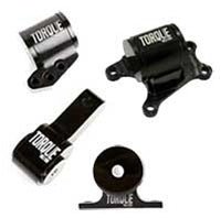 Torque Solution Billet Aluminum 4 Piece Engine Mount Kit: Mitsubishi Evolution VII - IX 2001 - 2006 - 704 Auto Parts