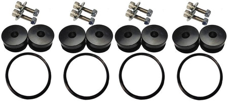 Torque Solution Billet Bumper Quick Release Kit Combo (Black): Universal - 704 Auto Parts