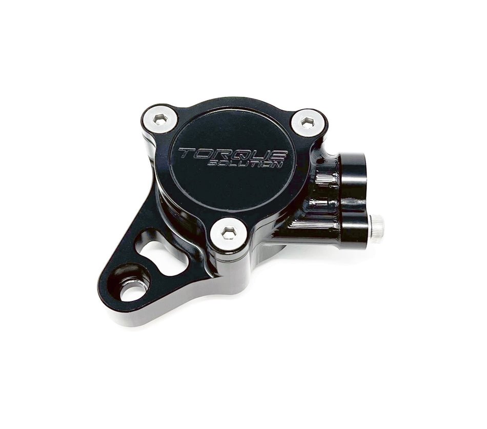 Torque Solution Billet Cam Sensor Housing (Black): Mitsubishi Evolution 4/5/6/7/8 - 704 Auto Parts