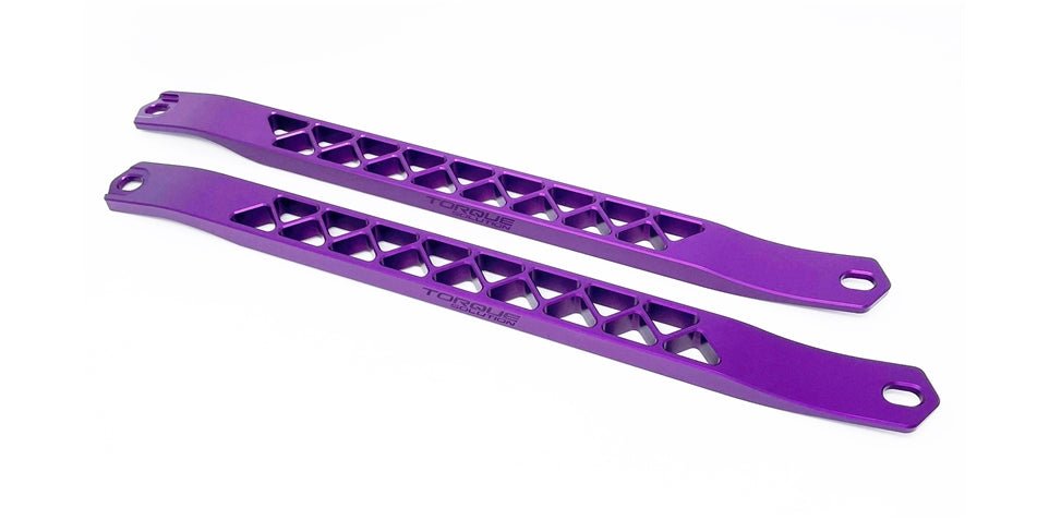 Torque Solution Billet Strut Cross Braces (Purple): Toyota GR Supra MKV A90 / A91 - 704 Auto Parts