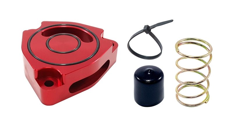 Torque Solution Blow Off BOV Sound Plate (Red): Hyundai Veloster Turbo - 704 Auto Parts