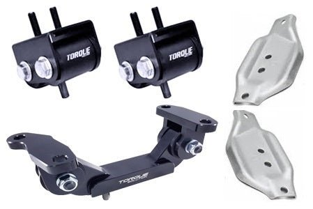 Torque Solution Engine / Transmission Mount Kit w/ Mount Plates: Subaru WRX 2002 - 2014 / STi 2004+ - 704 Auto Parts