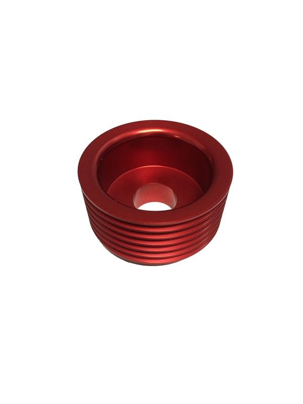 Torque Solution Lightweight Alternator Pulley (Red): Hyundai Genesis Coupe 3.8 2010+ - 704 Auto Parts