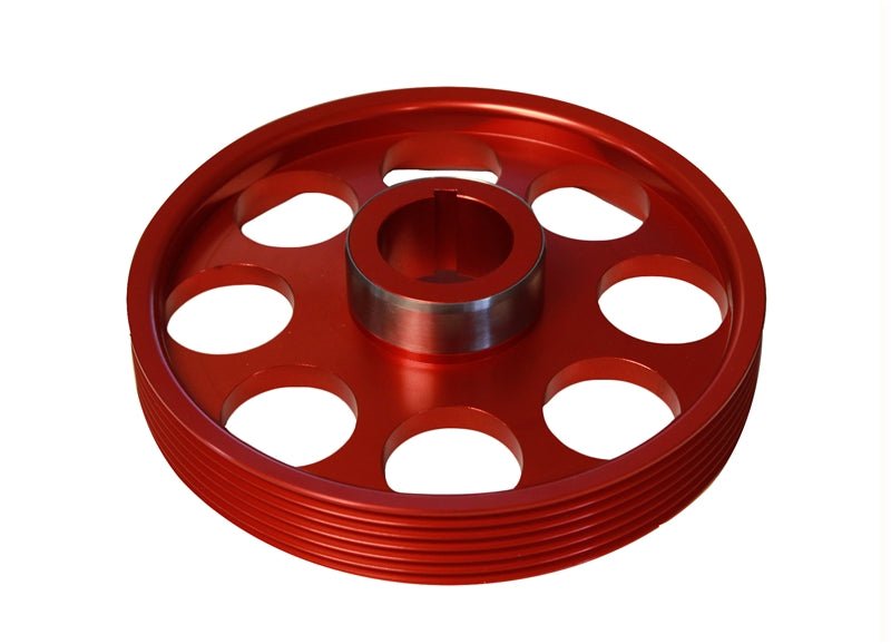 Torque Solution Lightweight Crank Pulley (Red): Hyundai Genesis Coupe 3.8 2010+ - 704 Auto Parts