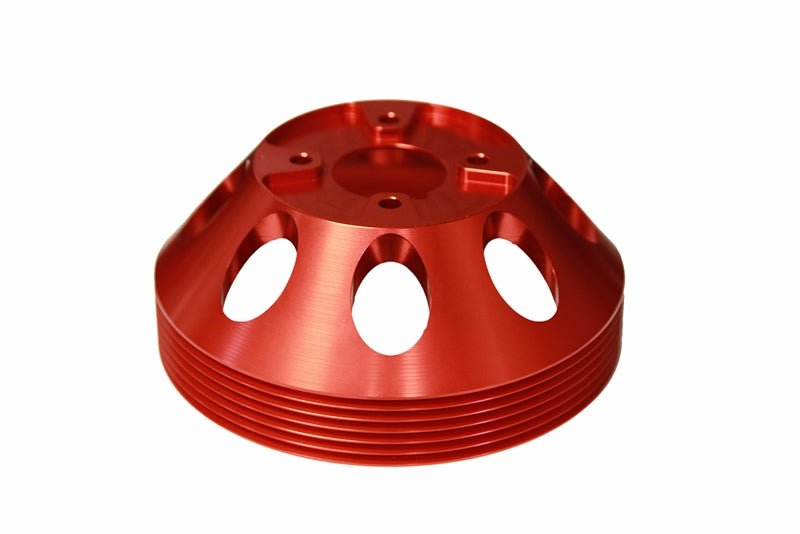 Torque Solution Lightweight Water Pump Pulley (Red): Hyundai Genesis Coupe 3.8 2010+ - 704 Auto Parts