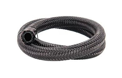 Torque Solution Nylon Braided Rubber Hose: - 10AN 10ft (0.56" ID) - 704 Auto Parts