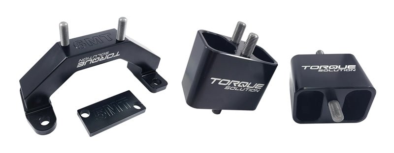 Torque Solution Solid Billet Engine & Transmission Mounts: Subaru WRX 2002 - 2014 / STi 2004 - 2017 - 704 Auto Parts