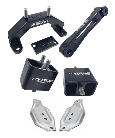 Torque Solution Solid Engine / Transmission / Pitch Mount w/ Mount Plates: Subaru WRX 2002 - 2014 / STi 2004+ - 704 Auto Parts