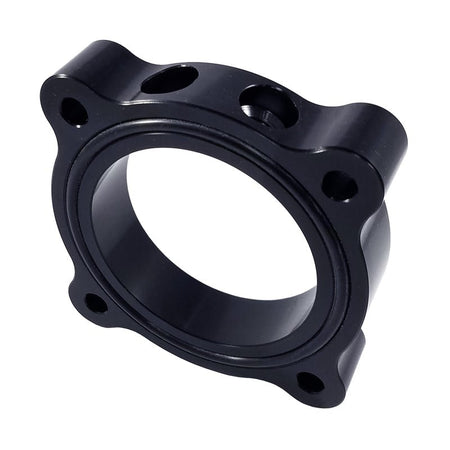 Torque Solution Throttle Body Spacer (Black): Ford Mustang Ecoboost Turbo 2015+ - 704 Auto Parts