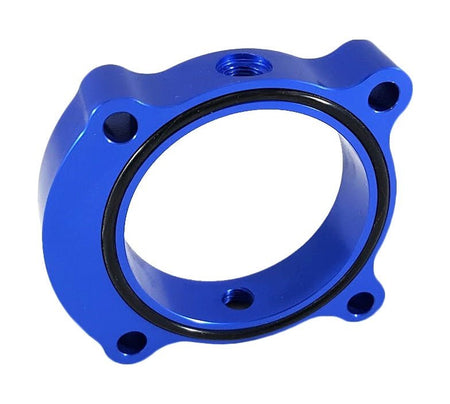 Torque Solution Throttle Body Spacer (Blue): Hyundai Genesis Coupe 2.0T 2013+ - 704 Auto Parts