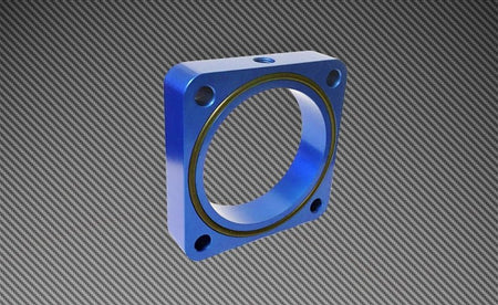 Torque Solution Throttle Body Spacer (Blue): Subaru BRZ / Scion FR - S 2013+ - 704 Auto Parts