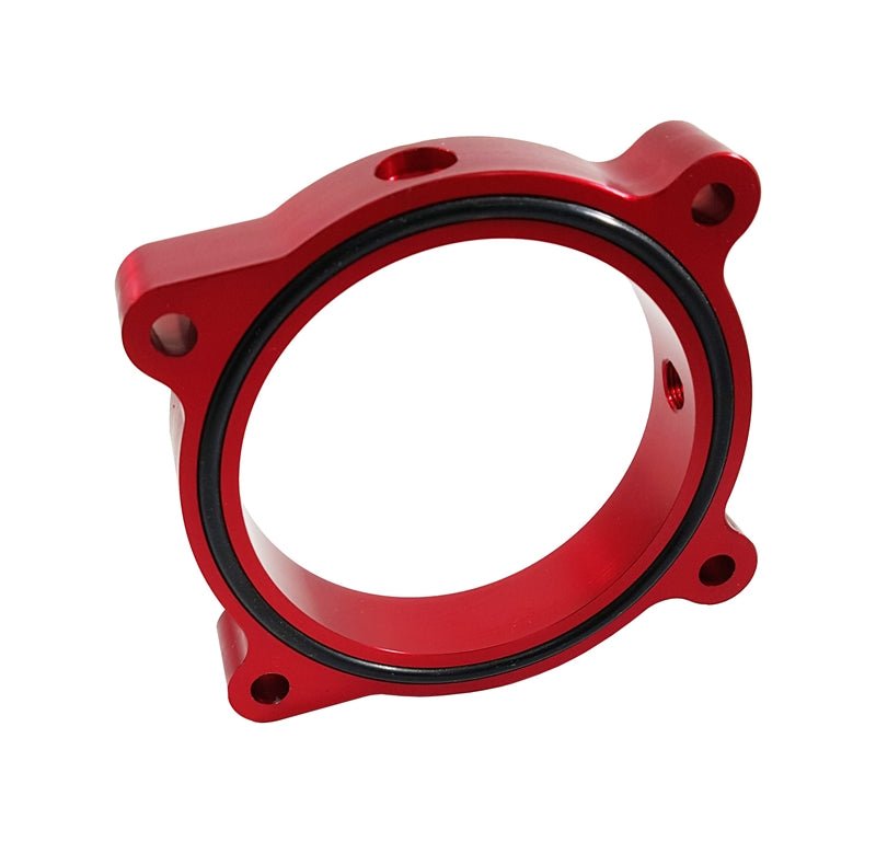 Torque Solution Throttle Body Spacer (Red): Ford Mustang GT 5.0L 2011 - 2016 - 704 Auto Parts