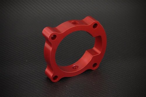 Torque Solution Throttle Body Spacer (Red): Hyundai Genesis Coupe 2.0T 2010 - 2012 - 704 Auto Parts