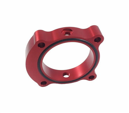 Torque Solution Throttle Body Spacer (Red): Hyundai Genesis Coupe 2.0T 2013+ - 704 Auto Parts