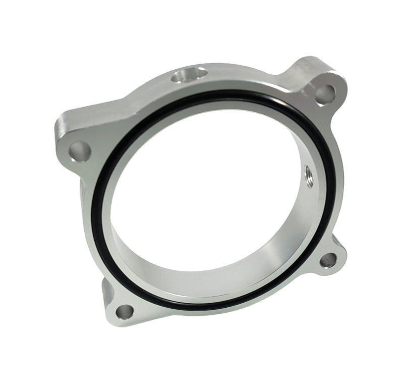 Torque Solution Throttle Body Spacer (Silver): Ford Mustang GT 5.0L 2011 - 2016 - 704 Auto Parts