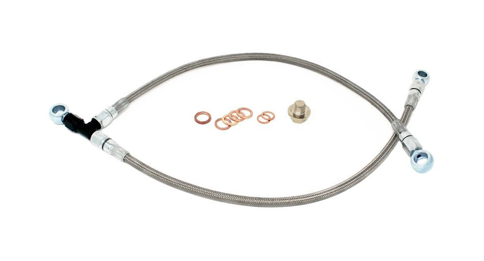 Torque Solution Turbo Oil Feed Line Kit: Subaru EJ Stock Location - 704 Auto Parts