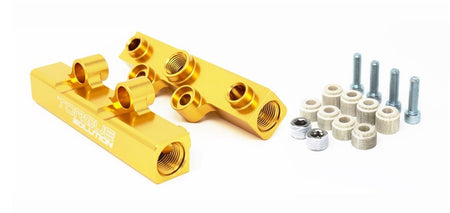 Torque Solution V2 Top Feed Fuel Rails (Gold): Subaru WRX 02 - 14, STI 07 - 20, LGT 08 - 12, FXT 06 - 13 - 704 Auto Parts