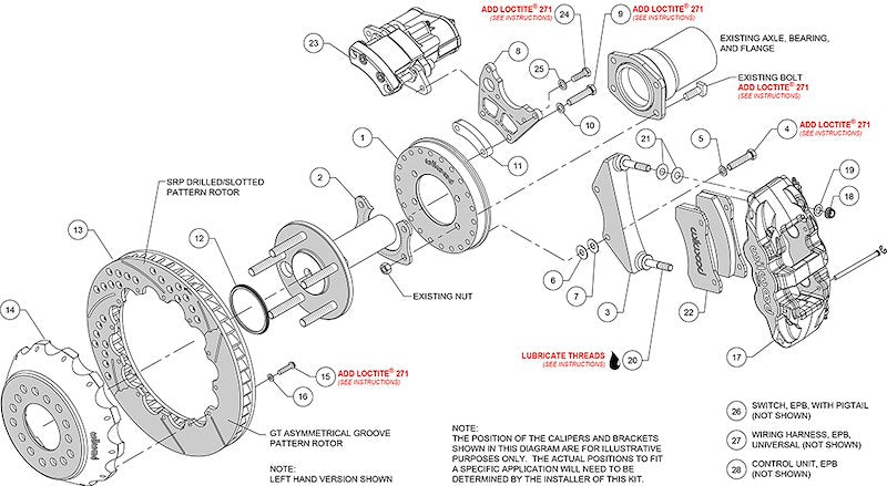 Wilwood Brakes 140 - 15846 - D Disk Brake Kits - 704 Auto Parts