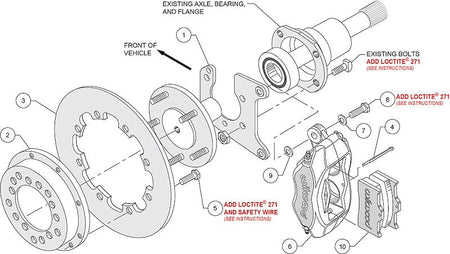 Wilwood Brakes 140 - 2119 - BD Disk Brake Kit - 704 Auto Parts